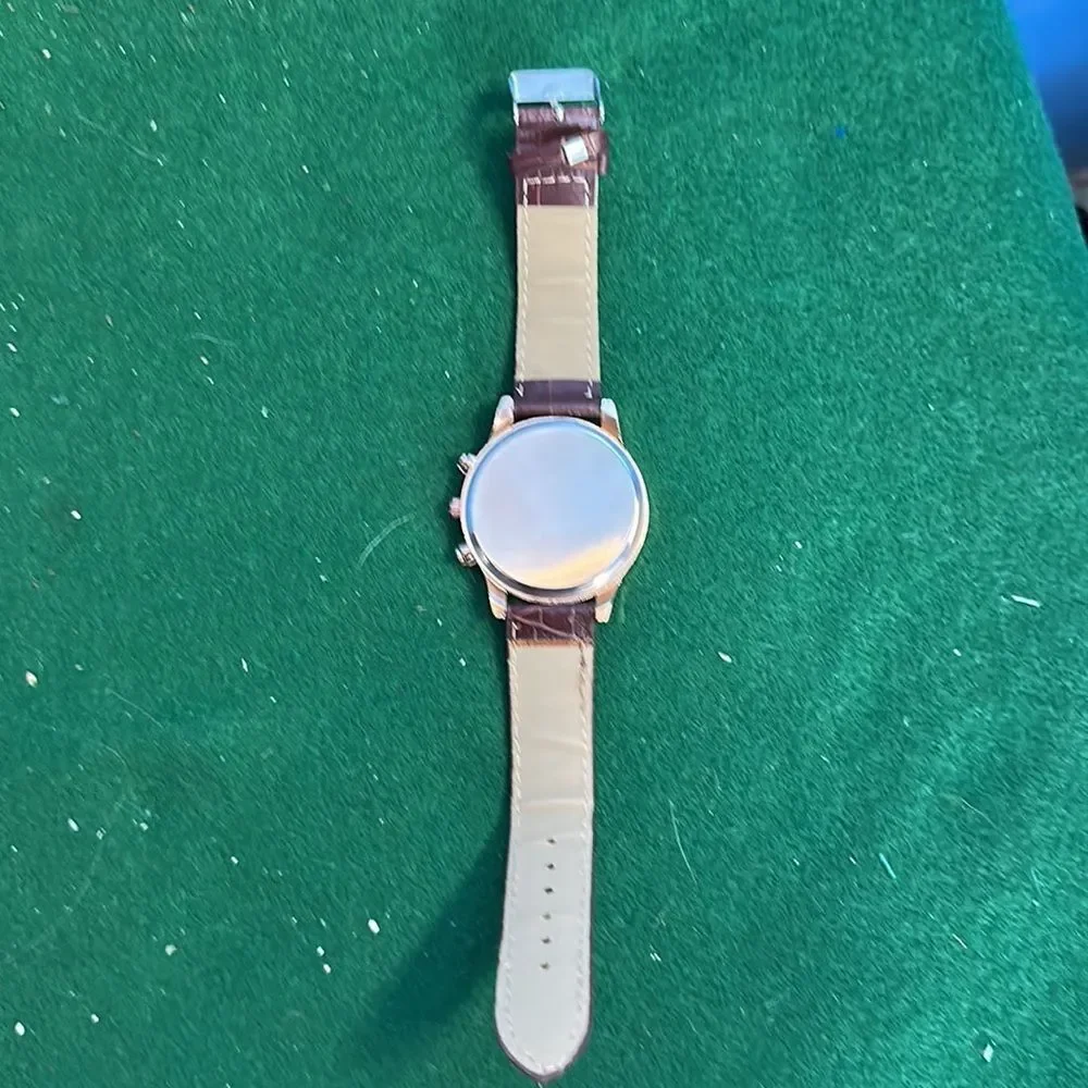 Migeer Large Face Watch Copper Accents Oversized Dial Men's Accessory